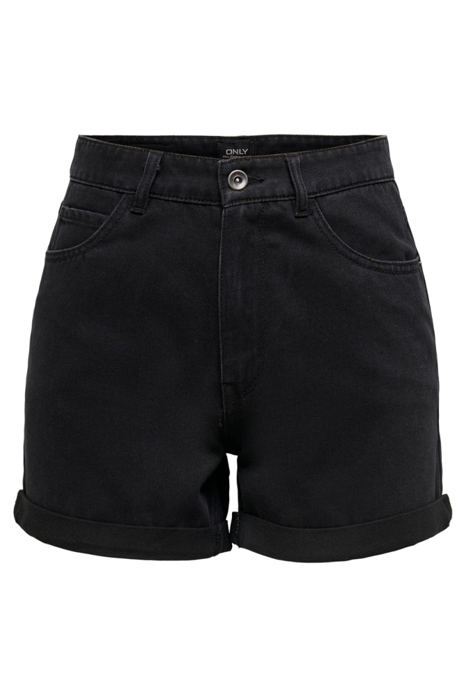 ONLVEGA LIFE HW MOM SHORTS NOOS 15230571 Black Denim